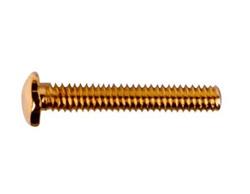 1.4 x 10.0 x 2.5 Gold Rimless Hex Head Trim Screw (pack of 50)